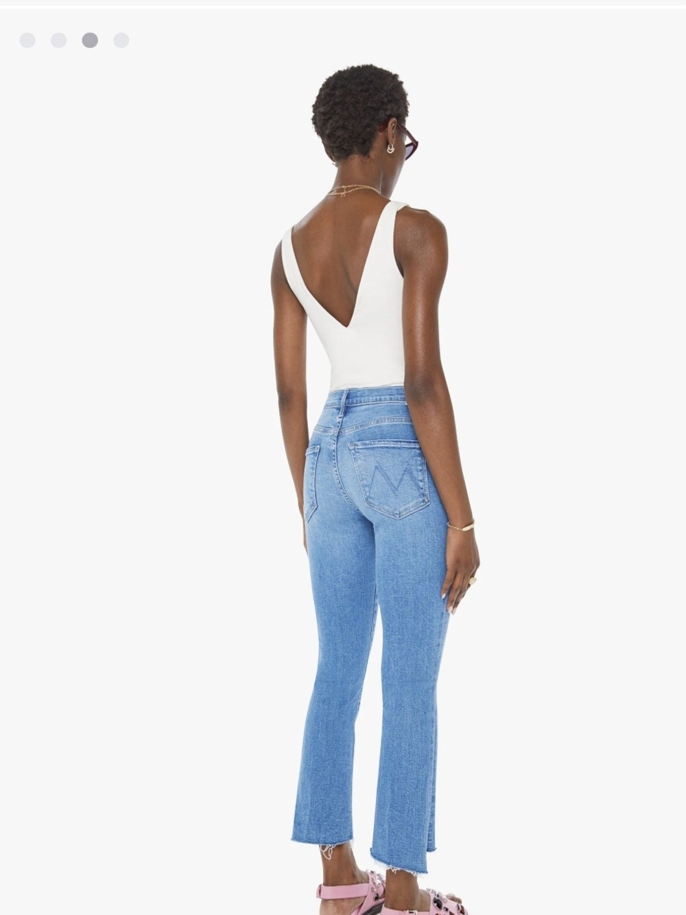 MOTHER Insider CROP Step Fray  JEANS